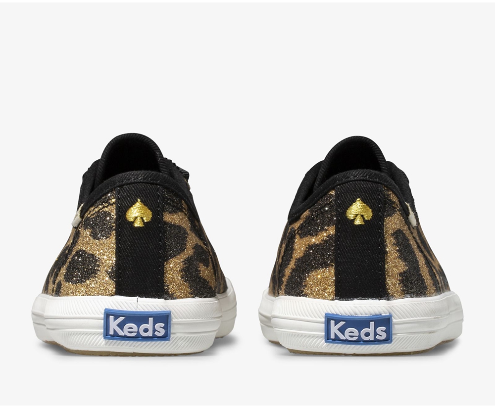 Keds Sneaker Kinder Leopard - Kate Spade New York Kickstart Glitter Leopard - HQF-495820